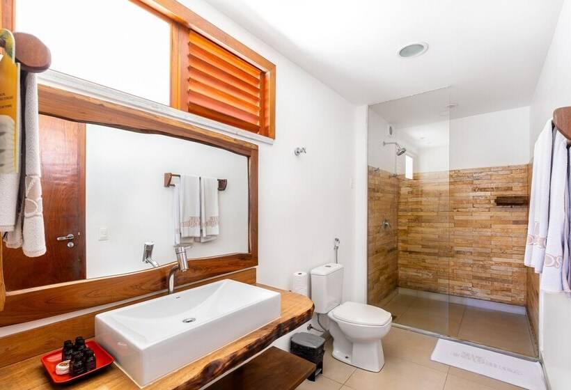 חדר דלוקס לשלושה, Vila Coqueiros Boutique