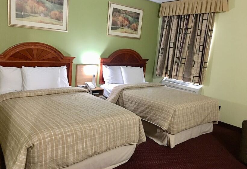 غرفه قياسيه سريرين مزدوجين, Valley Inn Motel