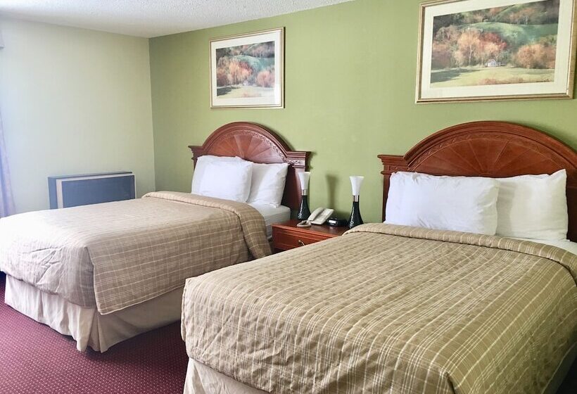 غرفه قياسيه سريرين مزدوجين, Valley Inn Motel