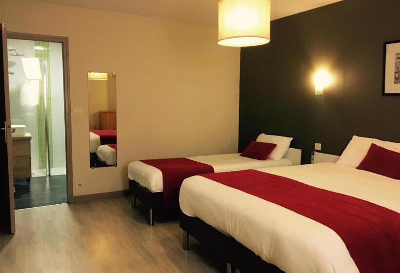 Номер Стандарт Трехместный, Brit Hôtel Du Parc Niort Centre Parking Gratuit