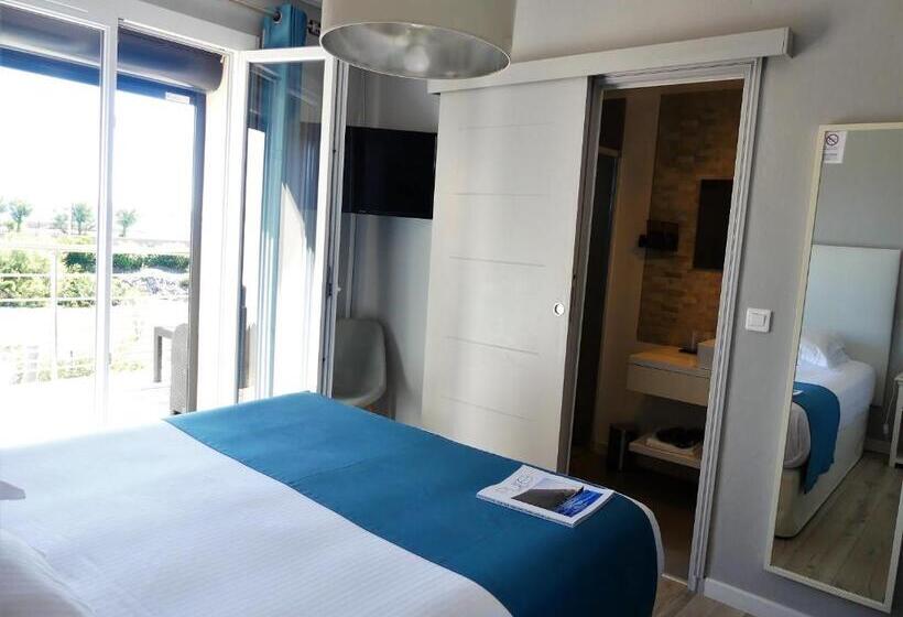 Habitació Estàndard Vista Mar amb Terrassa, Hôtel De La Vierge Noire