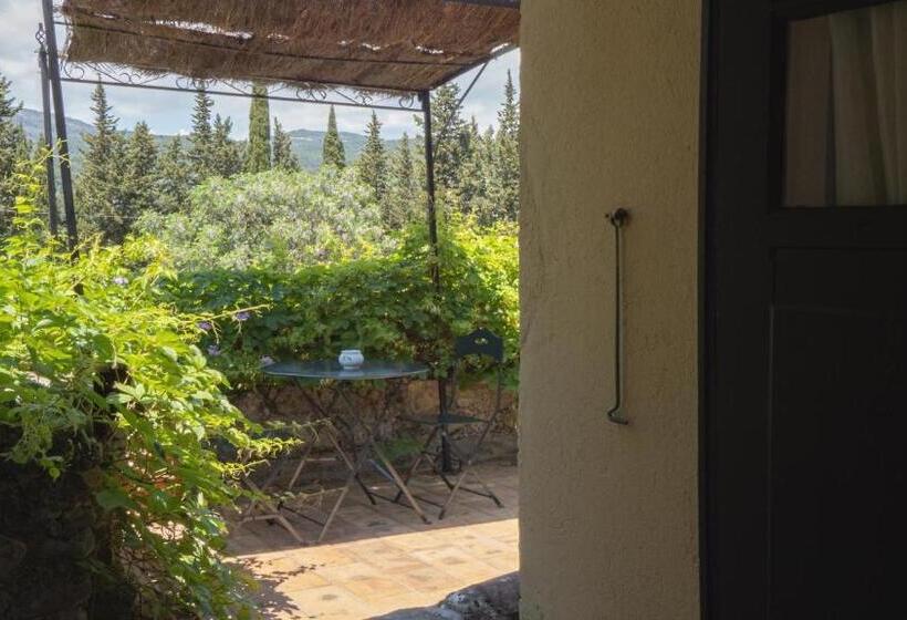 غرفة كمفورت مع تراس, Restaurant Le Moulin De La Camandoule