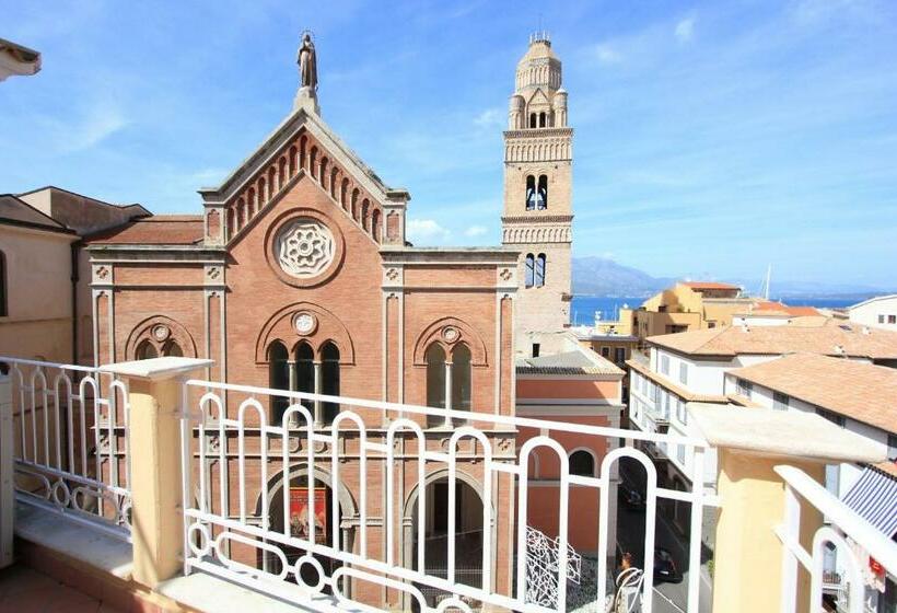 Deluxe-huone Merinäkymä Parveke, Il Viaggiatore Gaeta Medievale B&b