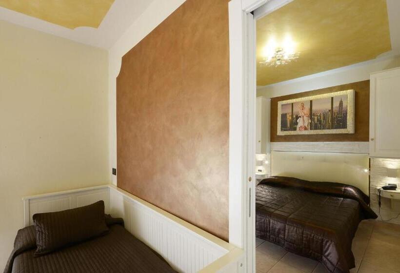 발코니가 있는 4인용 스탠다드 룸, Ristorante Commercio