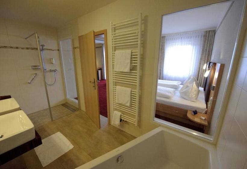 발코니가 있는 스위트, Land Gut Hotel Hotel Adlerbräu