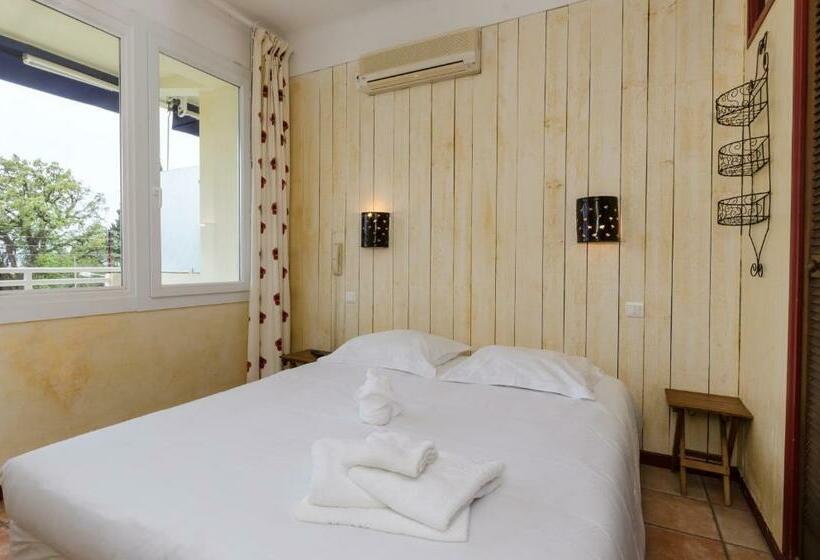 스탠다드 발코니 룸 측면 바다 전망, Cap Nègre Hôtel