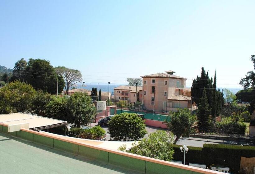 측면 바다 전망 스탠다드 3인룸, Cap Nègre Hôtel