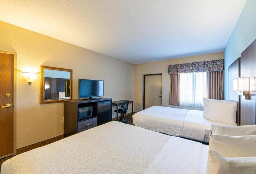 ２ダブルベッドのスタンダードルーム, River Bend Inn  Pigeon Forge