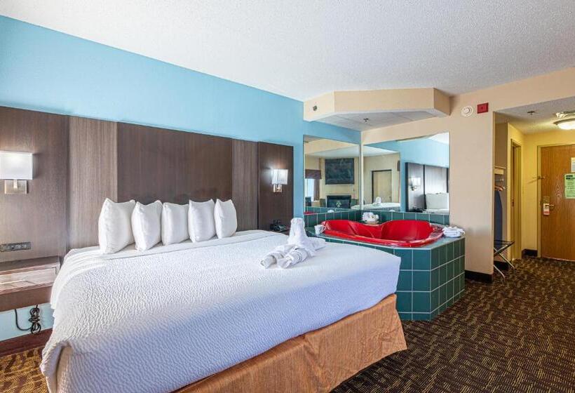 キングサイズベッドのスタンダードルーム, River Bend Inn  Pigeon Forge