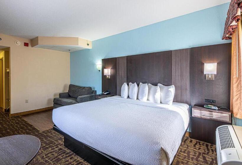 キングサイズベッドのスタンダードルーム, River Bend Inn  Pigeon Forge