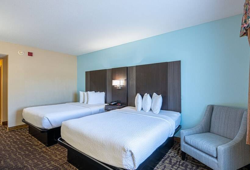 ２ダブルベッドのスタンダードルーム, River Bend Inn  Pigeon Forge