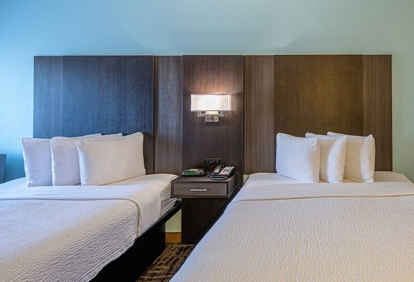 ２ダブルベッドのスタンダードルーム, River Bend Inn  Pigeon Forge