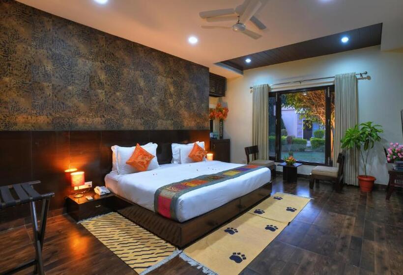 וילת סופריור, חדר שינה 1, Spree Jungle Vilas Resort Ranthambore