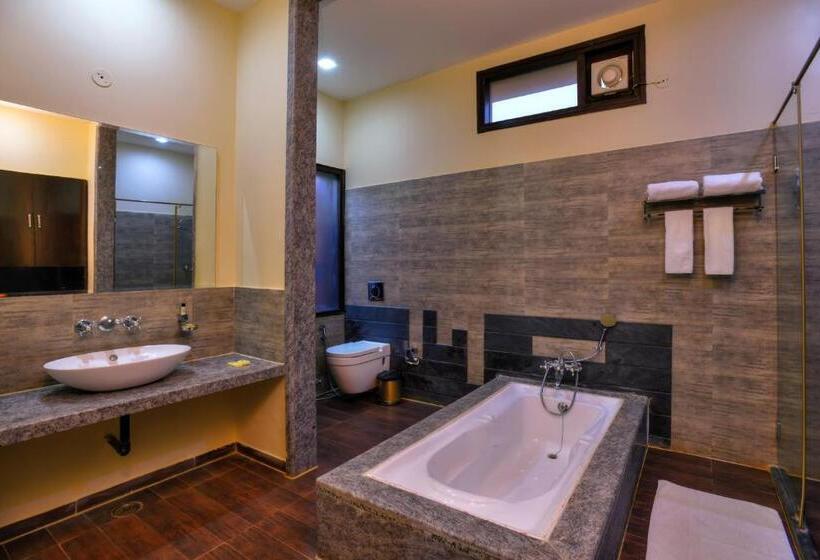 וילת סופריור, חדר שינה 1, Spree Jungle Vilas Resort Ranthambore