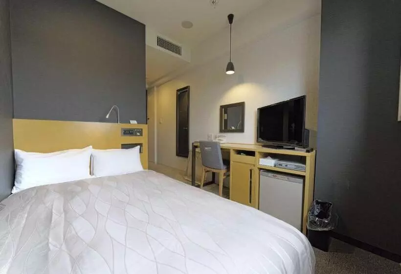 ダブルベッドのベーシックルーム, Meitetsu Inn Chita Handa Ekimae