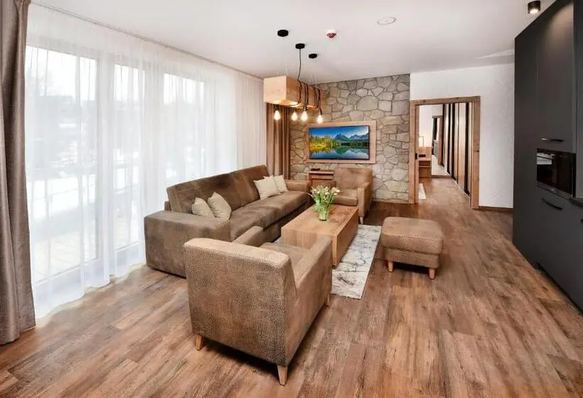 1ベッドルームのデラックスアパートメント, Aplend Hotel Ovruč