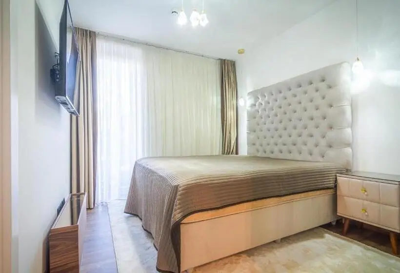 テラス付き1ベッドルームアパートメント, Aplend Hotel Ovruč
