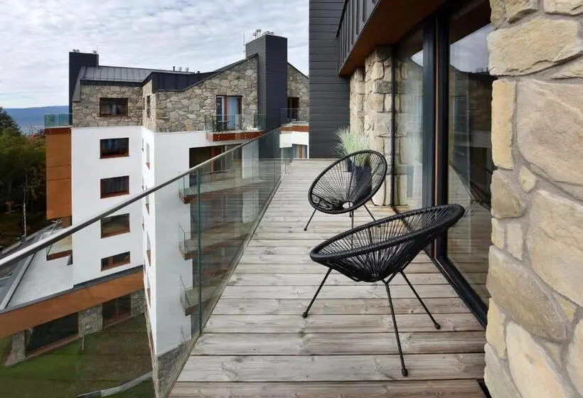 バルコニー付き1ベッドルームアパートメント, Aplend Hotel Ovruč