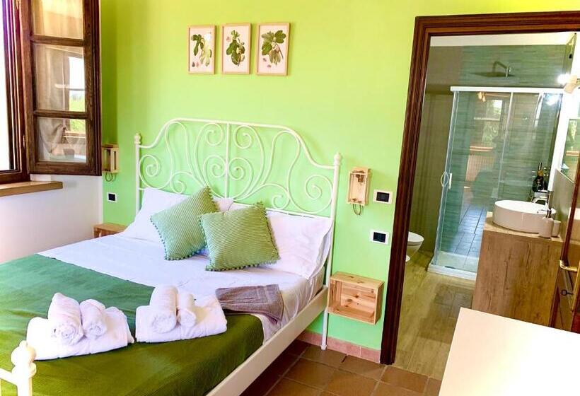 景色の見えるトリプルスタンダードルーム, Podere Al Fico B&b