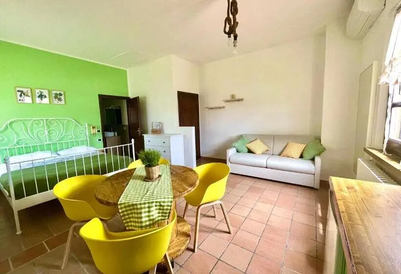 景色の見えるトリプルスタンダードルーム, Podere Al Fico B&b