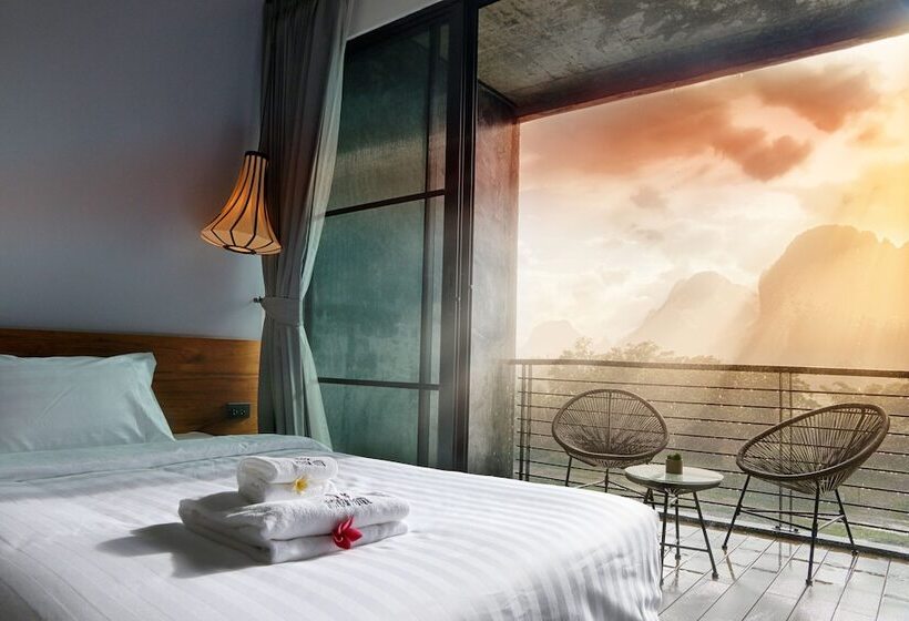 Deluxe-huone, Inthira Vang Vieng