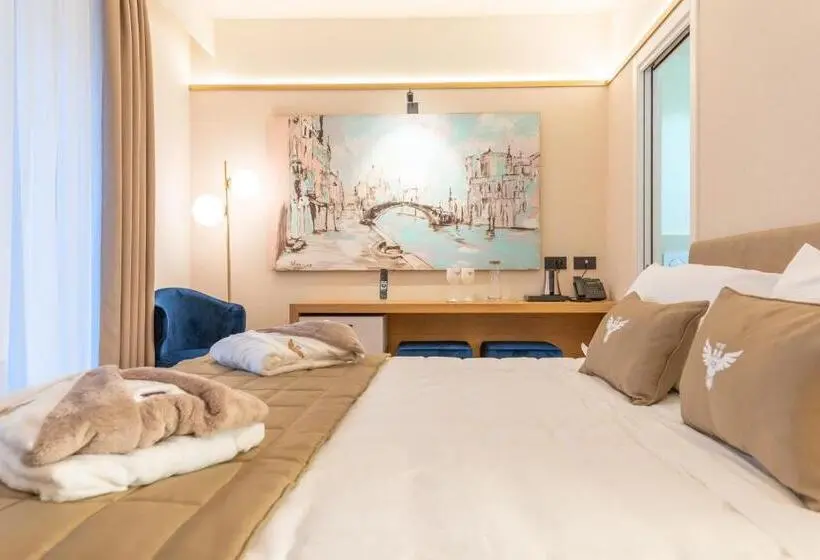 キングサイズベッドのスーペリアルーム, Relais Forte Benedek Wine & Spa   Adults Only