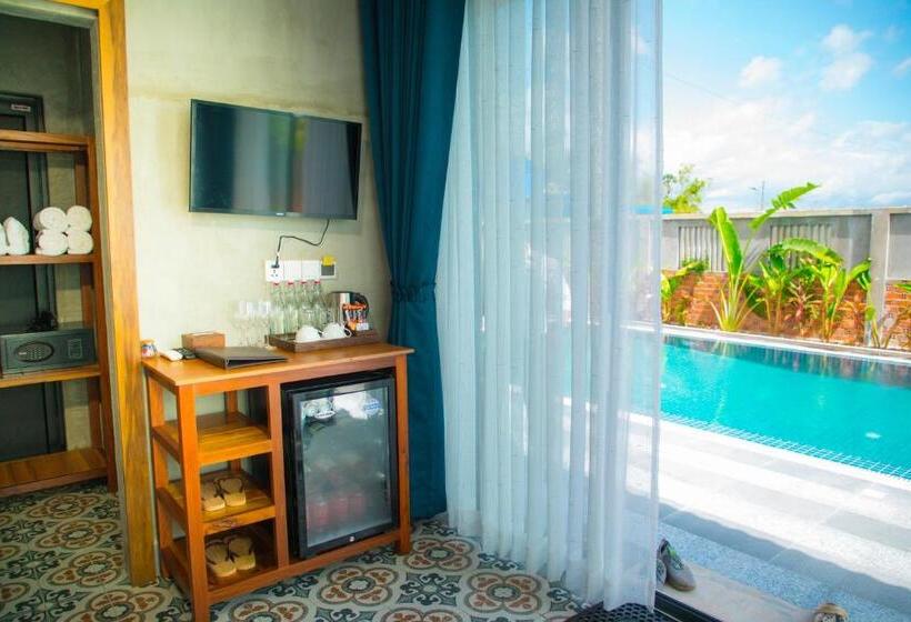 فيلا غرفة نوم واحدة مع مسبح, Kampot Sweet Boutique