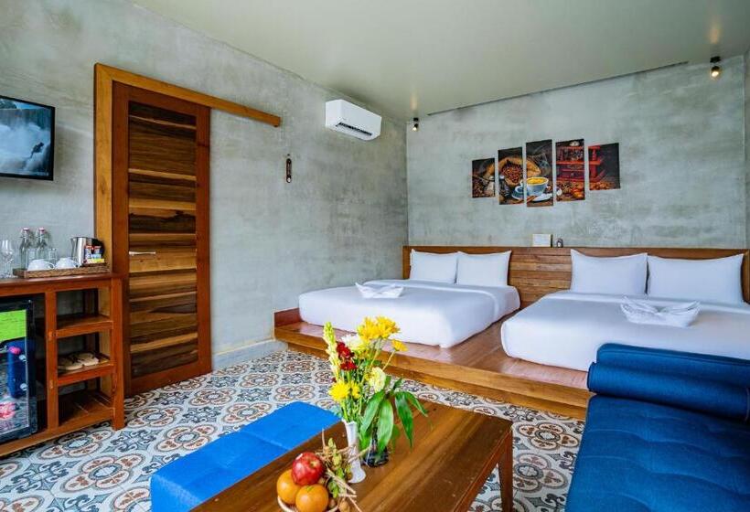 ویلای یک اتاق خوابه با استخر شنا, Kampot Sweet Boutique