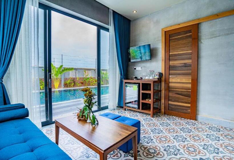 فيلا غرفة نوم واحدة مع مسبح, Kampot Sweet Boutique