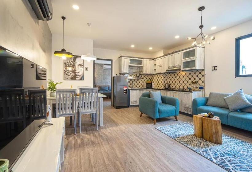 Apartamento 2 Dormitórios, Pis Apartment In District 1