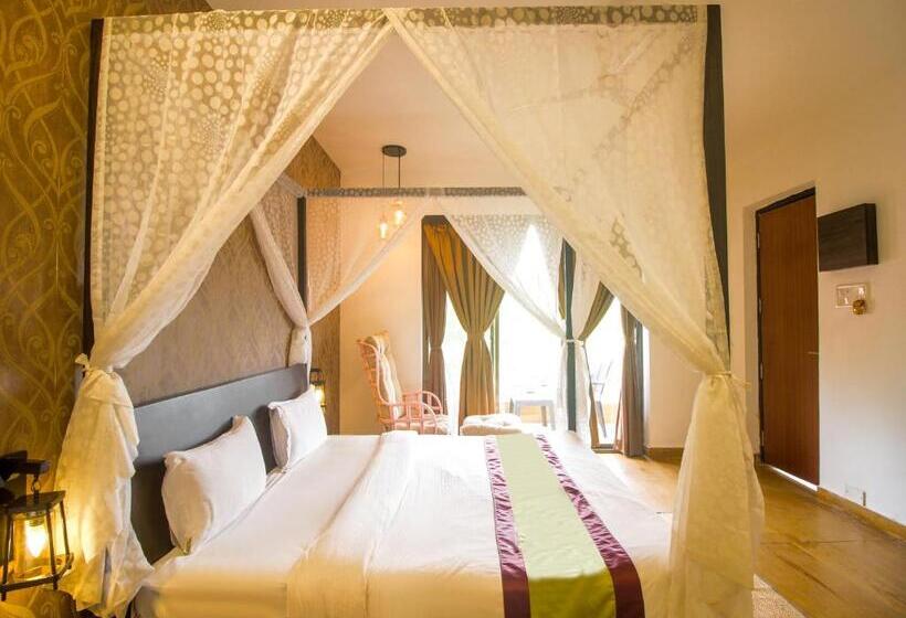 Quarto Deluxe, Verandah   A Beautiful Story, Near Anjuna Beach