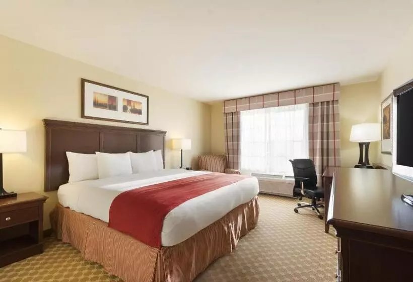 身障者適用キングサイズベッドルーム, Country Inn & Suites By Radisson, Covington, La