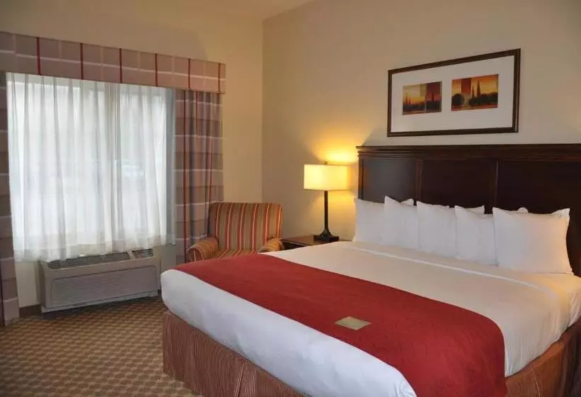 身障者適用キングサイズベッドルーム, Country Inn & Suites By Radisson, Covington, La