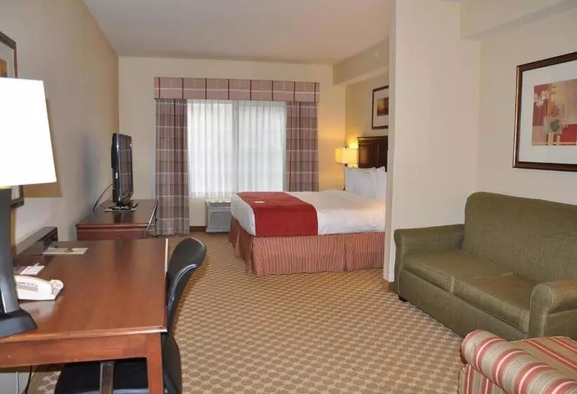 キングサイドベッドのスタンダードワンルーム, Country Inn & Suites By Radisson, Covington, La
