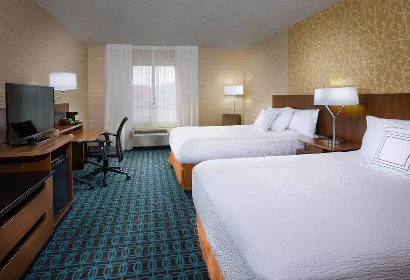 2ダブルベッドのスタンダードルーム, Fairfield Inn & Suites Columbus Osu