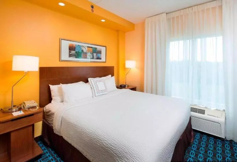 身障者適用キングサイズベッドルーム, Fairfield Inn & Suites By Marriott Newark Liberty International Airport