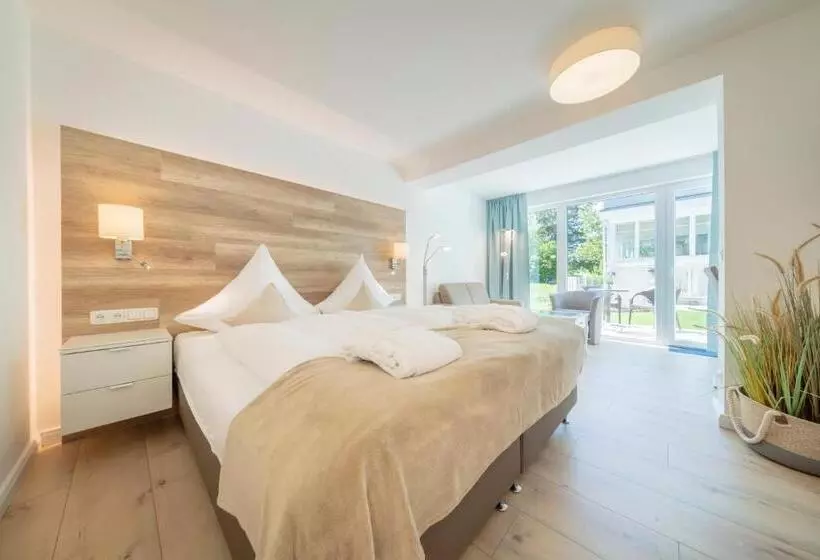 庭の見えるジュニアスイート, Hofhotel Krähenberg