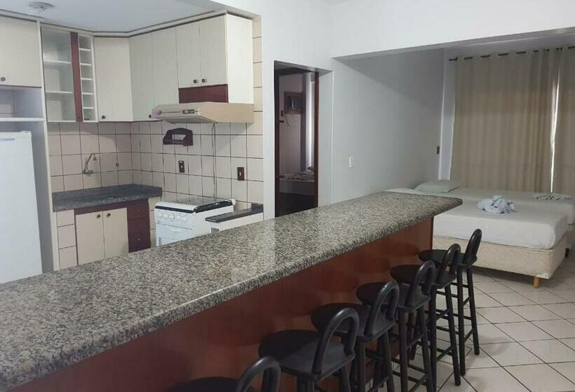 آپارتمان 1 خوابه, Adtur Flats Ctc   Condomínio Saphire Ou Center Caldas