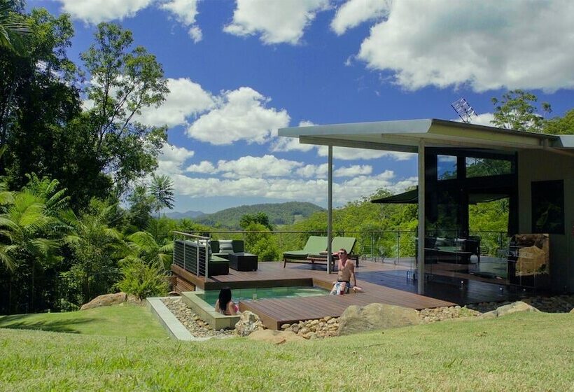 וילה דלוקס חדר שינה 1, Crystal Creek Rainforest Retreat