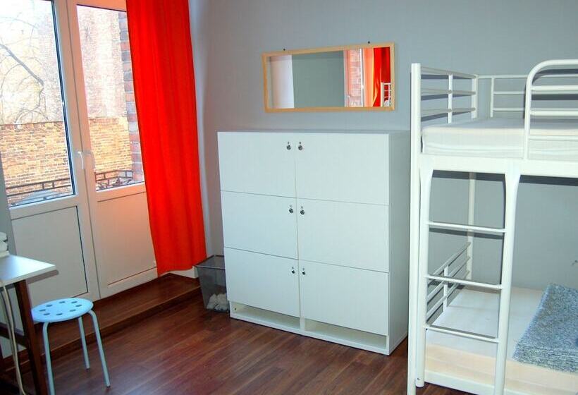 Standard Triple Room Shared Bathroom, Hostel Fabryka