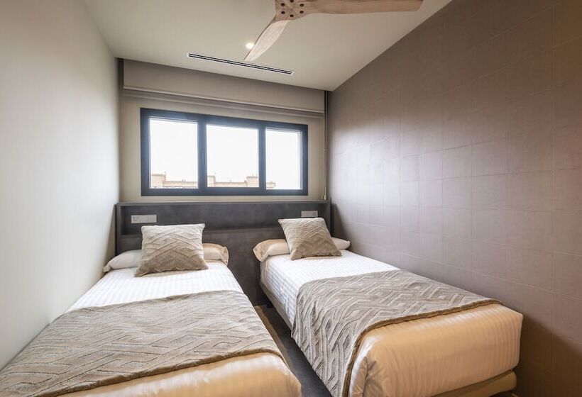 شقة ديلوكس غرفتين نوم, Apartamentos Core Suites Valencia
