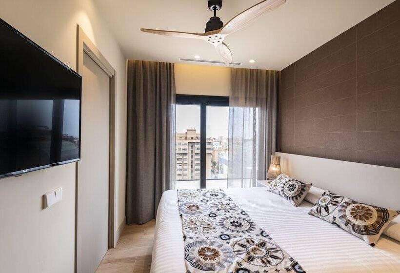 ２ベッドルームデラックスアパートメント, Apartamentos Core Suites Valencia
