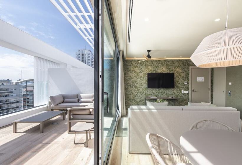 شقة دور أخير غرفتين نوم, Apartamentos Core Suites Valencia