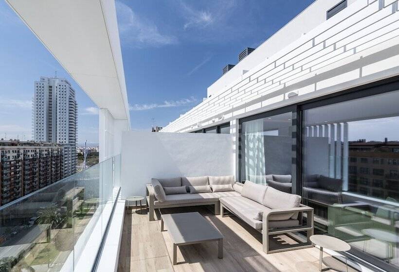 ペントハウス２ベッドルームアパート, Apartamentos Core Suites Valencia