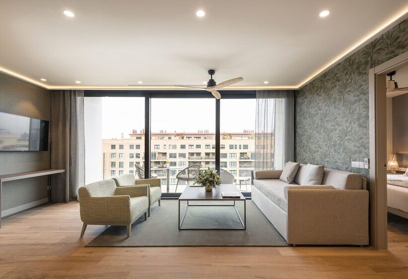 شقة ديلوكس غرفتين نوم, Apartamentos Core Suites Valencia
