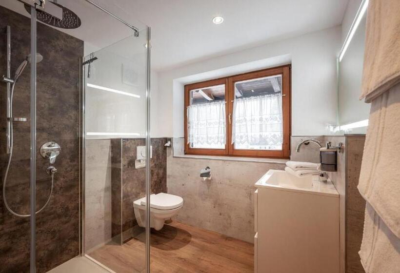 דירה בת חדר שינה 1 עם מרפסת, Appartement Pension Auhof