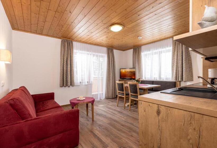 דירה בת חדר שינה 1 עם מרפסת, Appartement Pension Auhof