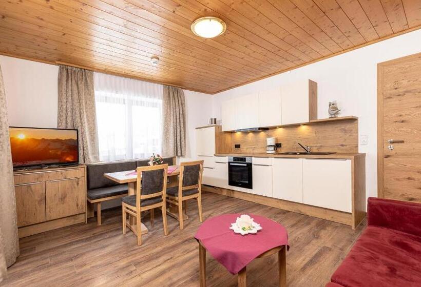 דירה בת חדר שינה 1 עם מרפסת, Appartement Pension Auhof