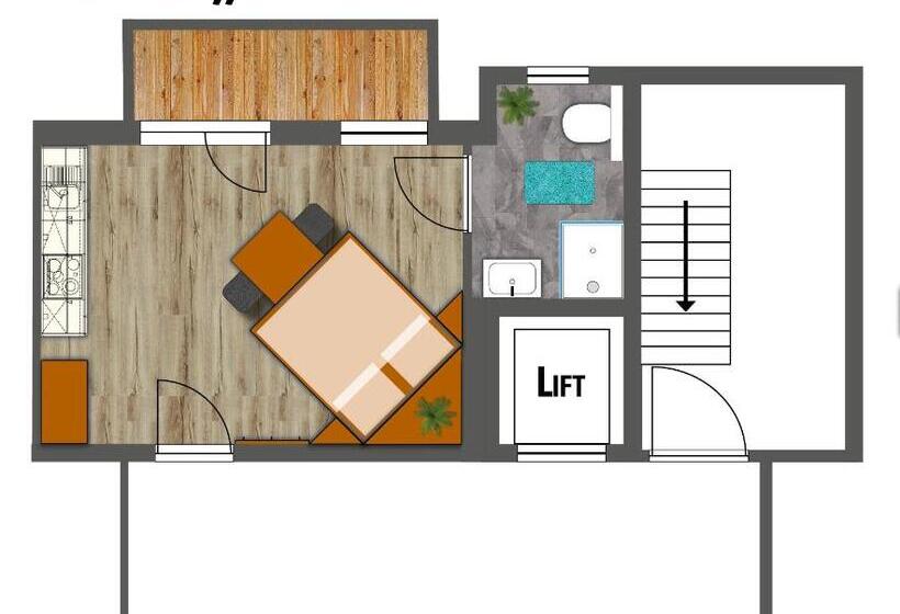 סוויטה, Appartement Pension Auhof