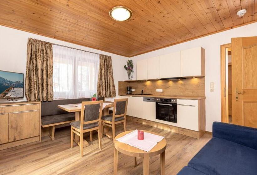 דירה בת חדר שינה 1 עם מרפסת, Appartement Pension Auhof